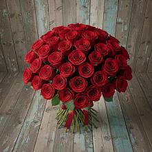 Букет 55 Красных роз Фридом #REPLACE_PRED# Нежинском