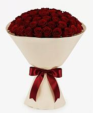 Букет 101 Бордовая роза Блэк Бакарра в Нежинском