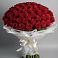 Букет 101 Красная роза Блэк Мэджик в Нежинском