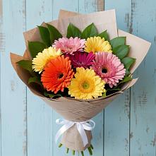 Букет цветов из:  Герберы #REPLACE_PRED# Нежинском