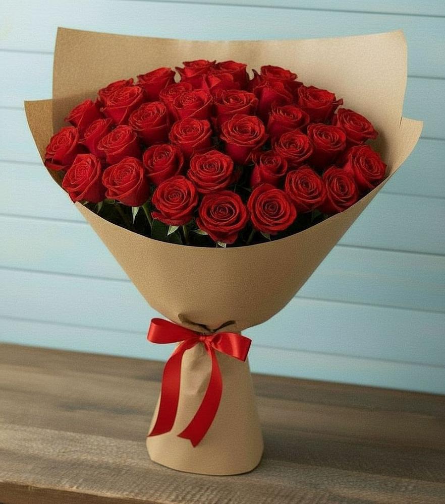 Букет Красные розы Милано в Нежинском