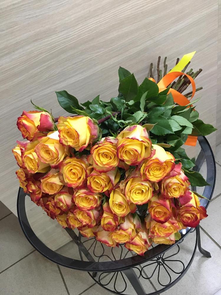 Букет Желтые розы в Нежинском