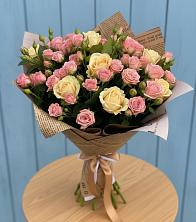 Букет цветов из:  Розы в Нежинском