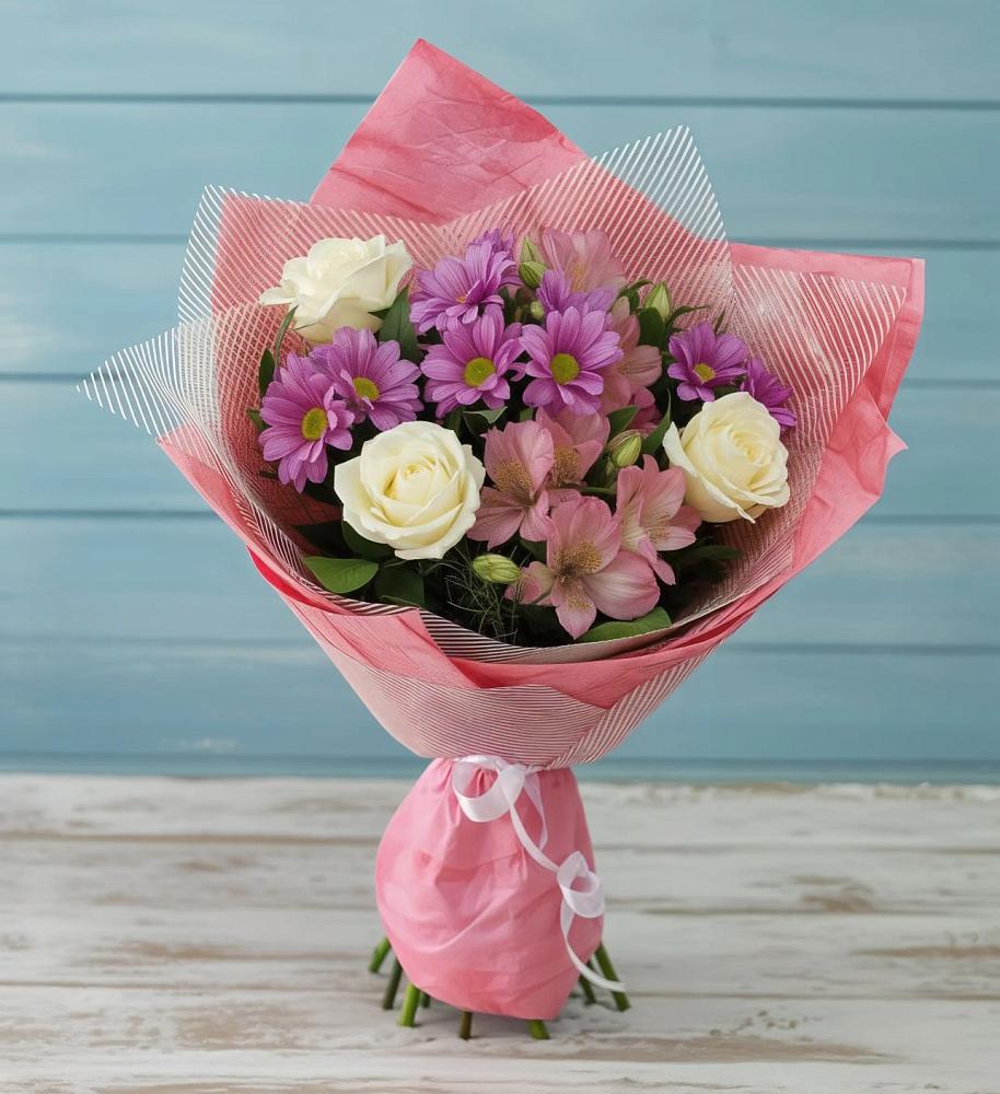 Букет цветов из: Герберы в Нежинском