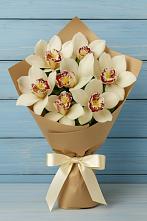 Букет цветов из:  Орхидеи и Розы в Нежинском