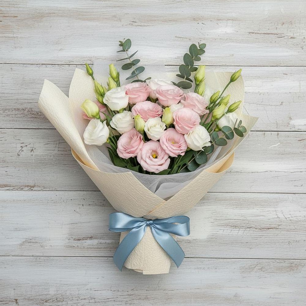 Букет цветов из: Лизиантусы в Нежинском